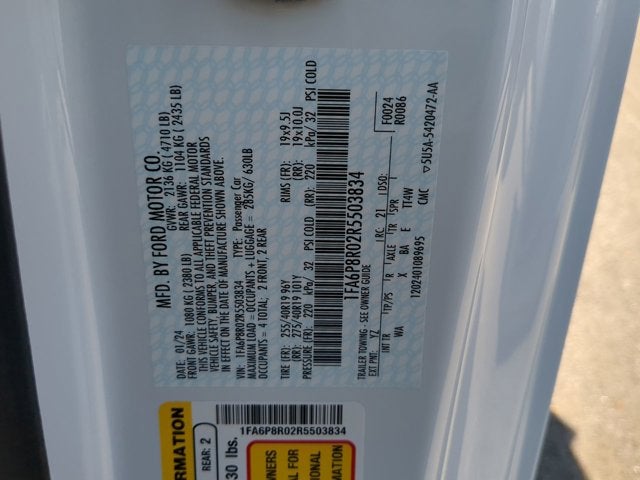 2024 Ford Mustang Dark Horse