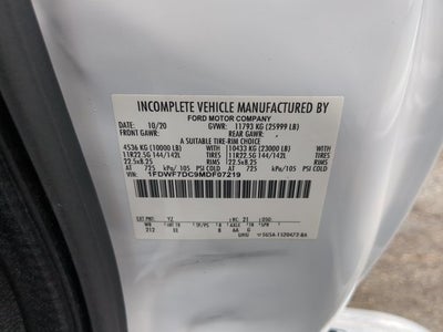2021 Ford F-750 Diesel Base