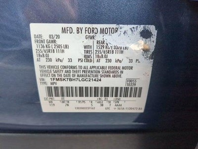 2020 Ford Explorer Base