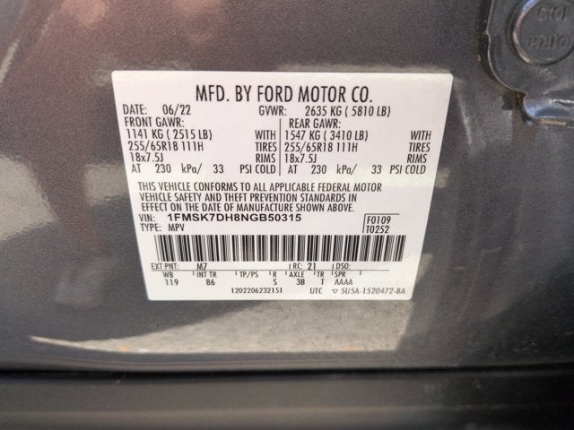 2022 Ford Explorer XLT