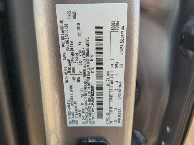 2021 Ford F-150 XL