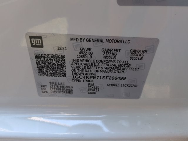 2025 Chevrolet Silverado 2500HD LTZ