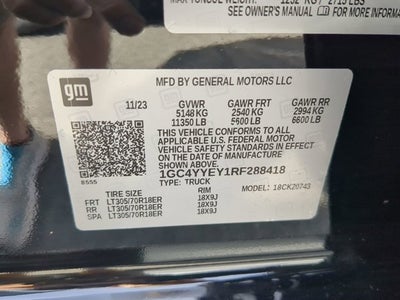 2024 Chevrolet Silverado 2500HD ZR2