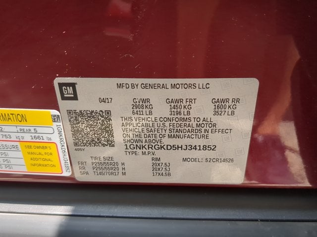 2017 Chevrolet Traverse LT