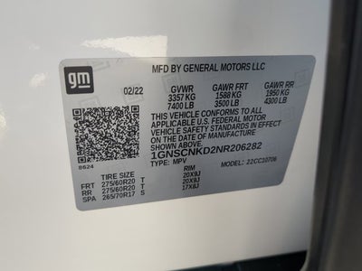 2022 Chevrolet Tahoe LT