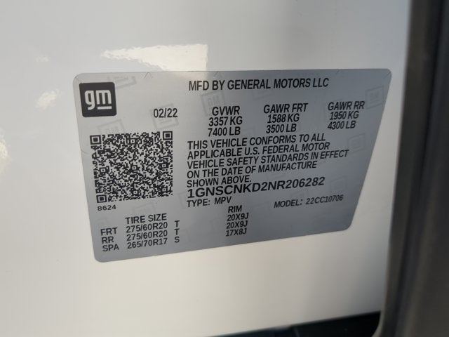2022 Chevrolet Tahoe LT