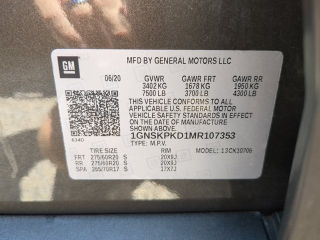 2021 Chevrolet Tahoe Z71