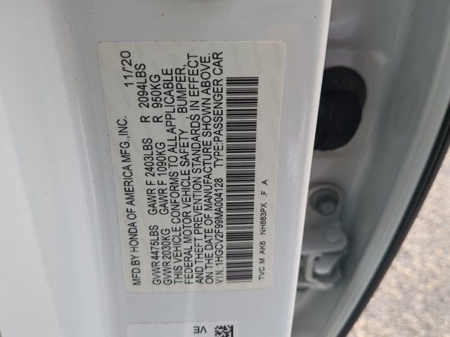 2021 Honda Accord Touring