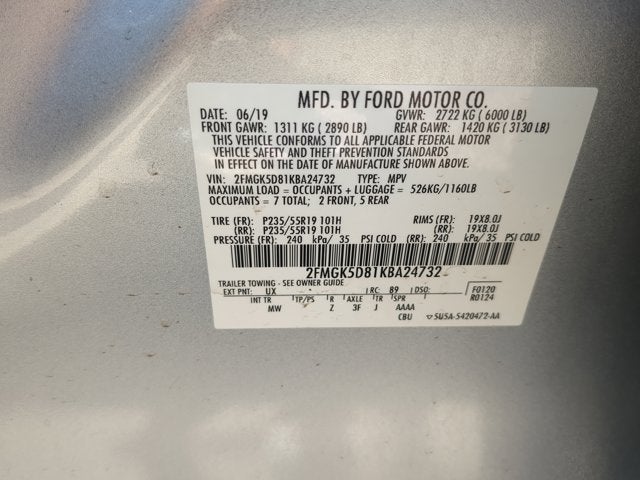 2019 Ford Flex Limited