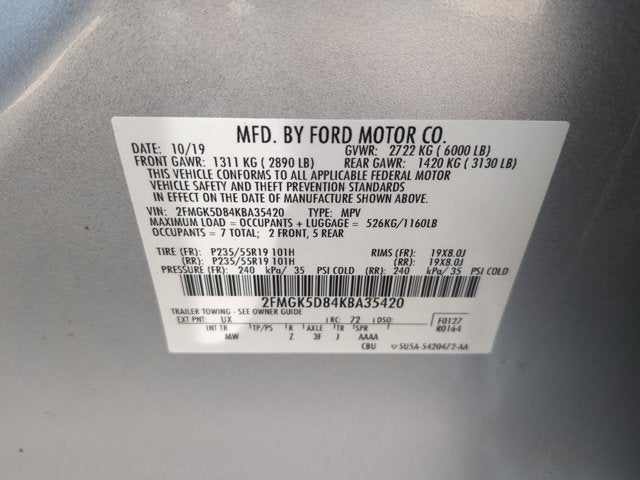 2019 Ford Flex Limited