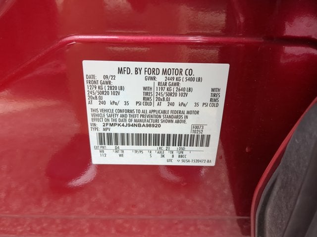 2022 Ford Edge ST-Line