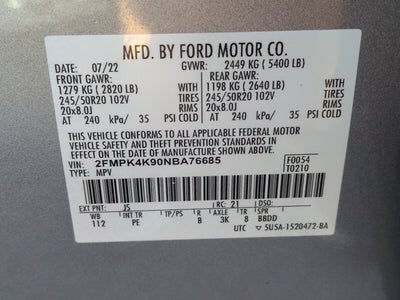 2022 Ford Edge Titanium