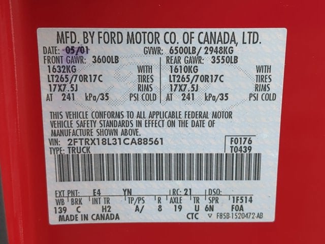 2001 Ford F-150 Lariat