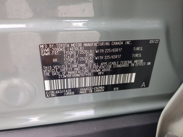 2022 Toyota RAV4 XLE