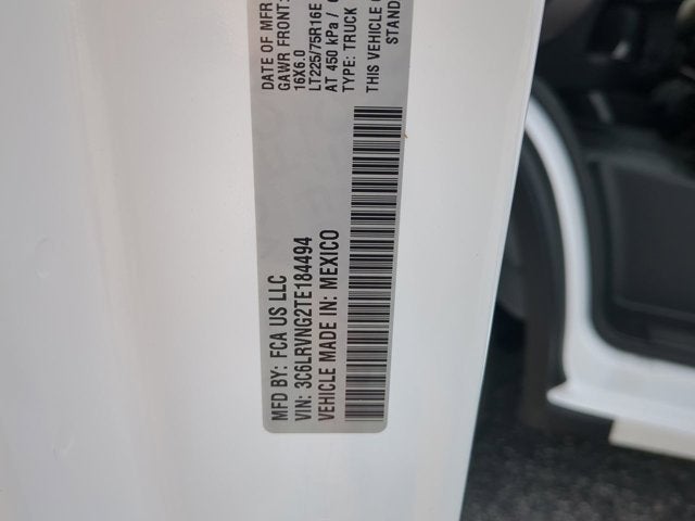 2026 RAM Ram ProMaster Tradesman