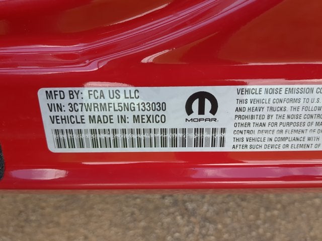 2022 RAM 5500 Chassis Tradesman
