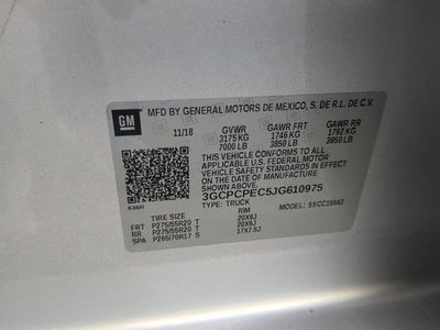 2018 Chevrolet Silverado 1500 Custom