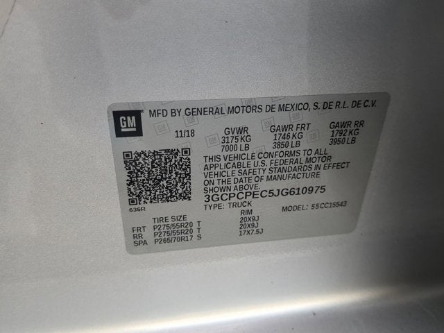 2018 Chevrolet Silverado 1500 Custom