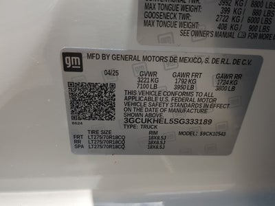 2025 Chevrolet Silverado 1500 ZR2