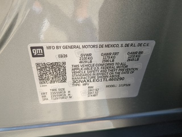 2026 Chevrolet Equinox FWD RS