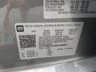 2021 GMC Sierra 1500 AT4