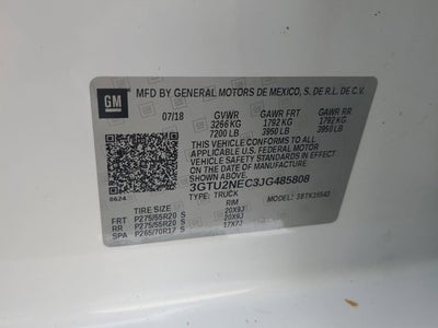 2018 GMC Sierra 1500 SLT