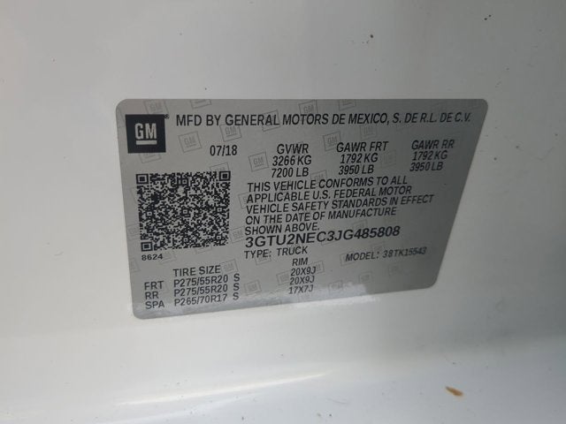 2018 GMC Sierra 1500 SLT