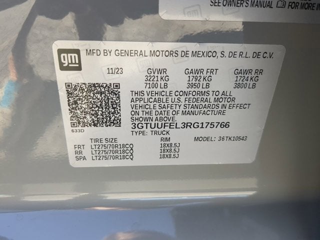 2024 GMC Sierra 1500 AT4X