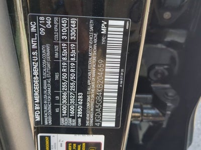 2019 Mercedes-Benz GLE 400 GLE 400