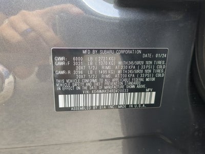 2024 Subaru Ascent Onyx Edition Limited