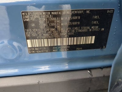 2022 Toyota RAV4 Hybrid Hybrid SE