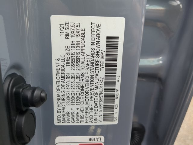 2022 Honda Cr-V Hybrid Touring