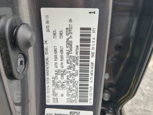 2016 Toyota Tacoma TRD Sport