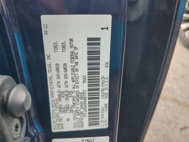 2022 Toyota Tundra Limited