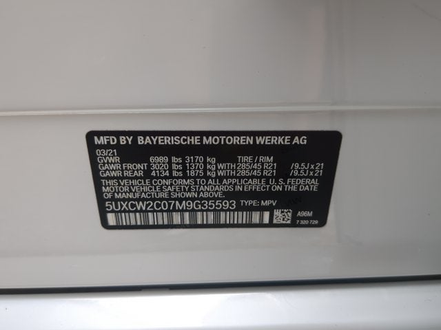 2021 BMW X7 xDrive40i