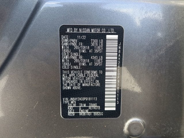 2023 Nissan Armada SV