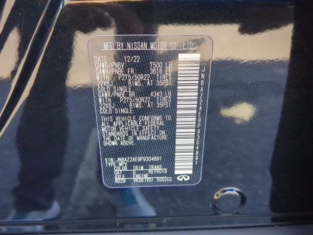 2023 INFINITI QX80 PREMIUM SELECT