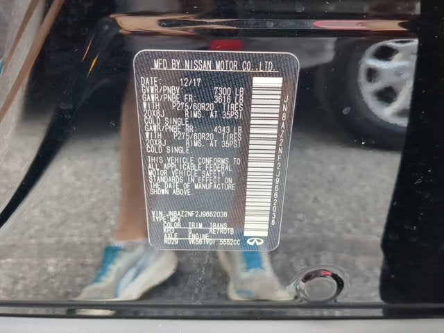2018 INFINITI QX80 RWD