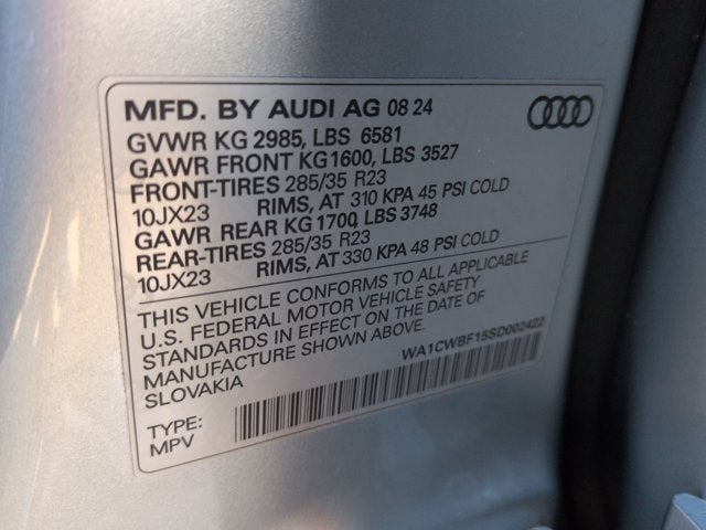 2025 Audi SQ8 Prestige